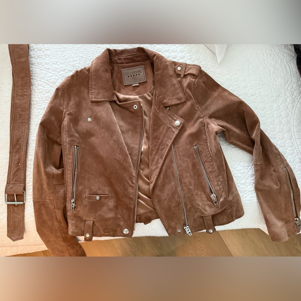 Blank NYC Brown Suede Jacket